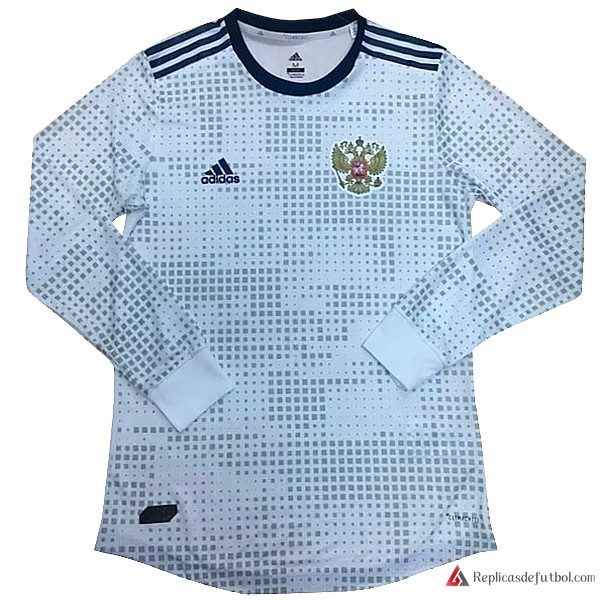 Camiseta Seleccion Rusia Segunda equipación ML 2018 Blanco